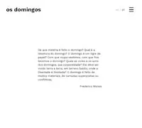os domingos
